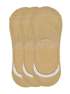 Cotson AntiSlip Unisex Cotton Invisible No Show Cotton Loafer Socks With Anti Slip Silicon Grip (Beige, Pack Of 3)