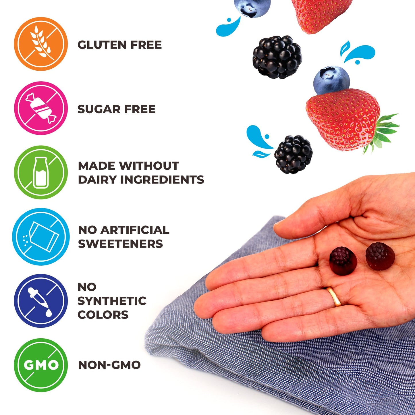 Orgain Kids Sugar Free Multivitamin Gummies, Vegan & Plant Based, 50 Superfoods, 15 Vitamins And Minerals, Immune Support And 3G