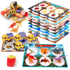 Toddler Sorting Toys, Sensory Toys,Fruits Dinosaurs Animals Insects Balls Food Fish Poultry Sorting Matching Playsets, Montessor