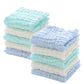 Mukin Baby Washcloths - Natural Cotton Baby Wipes - Soft Newborn Baby Face Towel For Sensitive Skin- Baby Registry As Shower, 10