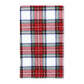 Hudson Baby Unisex Baby Cotton Flannel Burp Cloths, White Tartan, One Size