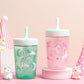 Zak Designs Kelso Toddler Cups For Travel Or At Home, 15Oz 2-Pack Durable Plastic Sippy Cups With Leak-Proof Design Is Perfect F