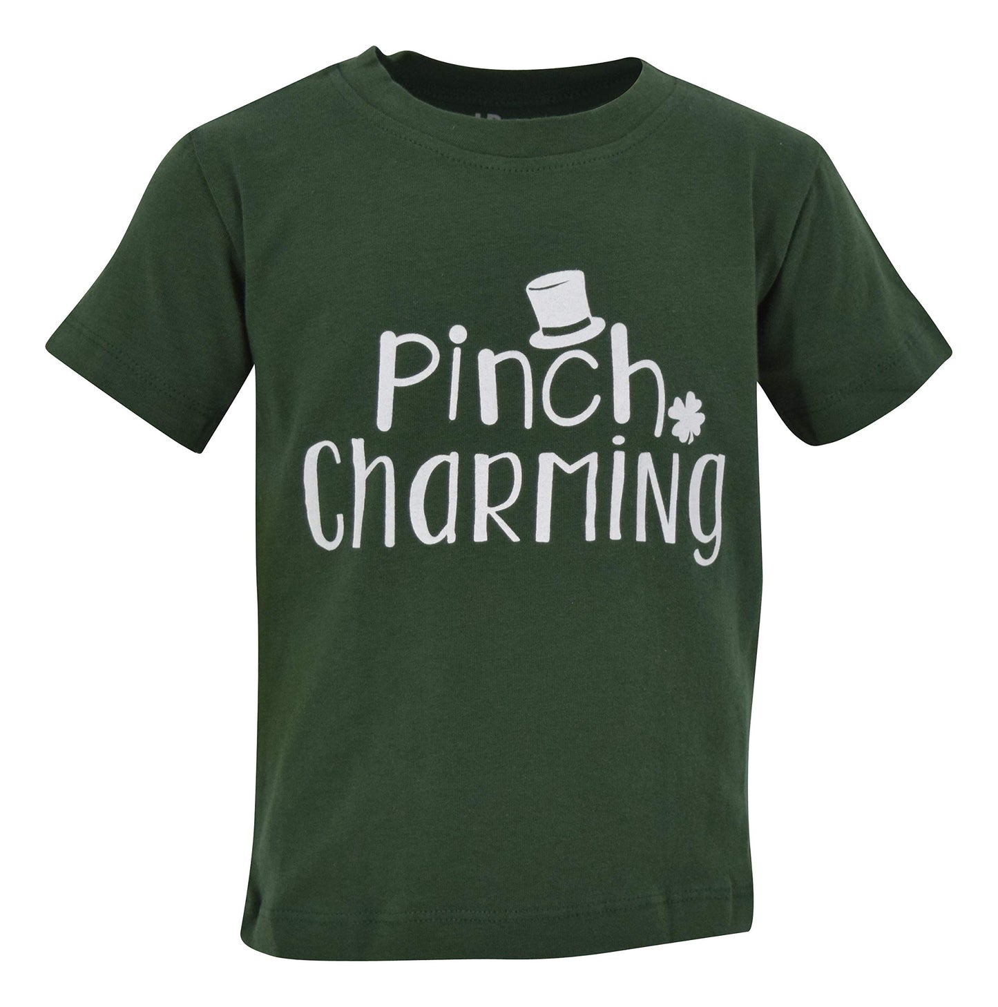 Unique Baby Boys St Patricks Day Pinch Charming Shirt (2T, Green)