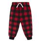 Gerber Baby Boys' 2-Piece Fleece Pajamas Pants Set, Red Plaid