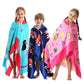 Bavilk Kids Hooded Bath Beach Towel Girls Boys Swim Pool Cover Up Super Absorbent Cute Cartoon Animal Full Vitality
