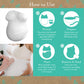 Kate & Milo Belly Casting Kit, Pregnancy Keepsake Making Kit, Easy To Make Diy Plaster Cast Baby Bump Keepsake, Gift For Expecti