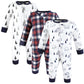 Hudson Baby Unisex Baby Cotton Sleep And Play, Winter Animals, 0-3 Months