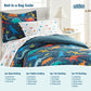 Wildkin 4-Piece Toddler Bed In A Bag - Cotton Comforter, Sheets & Pillowcase For Cozy Cuddles - Jurassic Dinosaurs