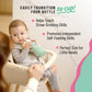 Legendairy Milk Honey Bear Straw Cup Silicone For Babies (Green/Raspberry), 8 Oz. Dishwasher Safe Baby Straw Cup, Food Grade Sil