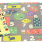 Baby Care Play Mat (Large, Playful - Letters and Numbers) 82 x 55 Original One-Piece Reversible Rollable Waterproof Play Mat