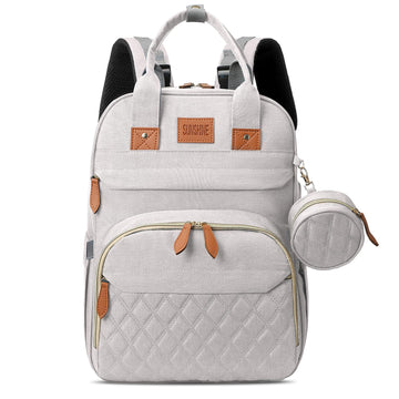 JSTPRO Diaper Bag Backpack, Large Diaper Bag with Changing Station, New Mom Gifts, Lightweight Waterproof Unisex Diaper Bag with
