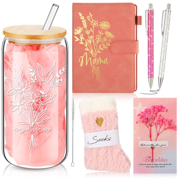 LemonRoad Mom Birthday Gifts, Mom Gifts for Christmas Mothers Day Thanksgiving from Daughter Son Child Aesthetic Flower Tumbler 