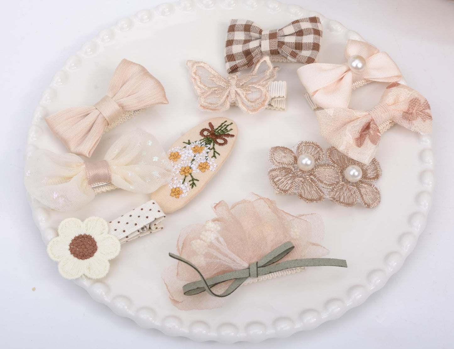 BIANHUAN 10 PCS Baby Girls Hair Clips Set Hair Barrettes Accessory for Babies Infant Toddlers Kids Baby Hair Clips