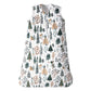 TILLYOU Baby Sleep Sack 0-6 Months, 2.5TOG Winter Cotton Sleeping Sack with 2-Way Zipper, Soft and Warm, Green Forests