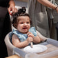 Inglesina Fast Table Chair, Cream - High Chair For Babies & Toddlers 6-36 Months - Fits Tables 0.8'' To 3.5'' Thick - Collapsibl