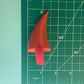 2X Demon Horns For Headset/Cosplay - Made In Usa - 20 Colors (Dual Red/Orange)
