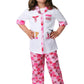 Veterinarian Girl's Costume - Lab Coat with Paw Print Pants Medium