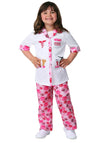 Veterinarian Girl's Costume - Lab Coat with Paw Print Pants Medium