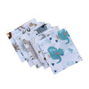 Trance Home Linen Soft Thin Cotton Malmal Face Towels | Reusable Hygiene Wash Cloth | Napkin For New Babies | Soft Hankies For C