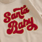 Fybitbo Infant Baby Boy Girl Clothing Santa Long Sleeve Jumpsuit Romper Onesie Cute Newborn Christmas Outfit Winter Clothes (Kha