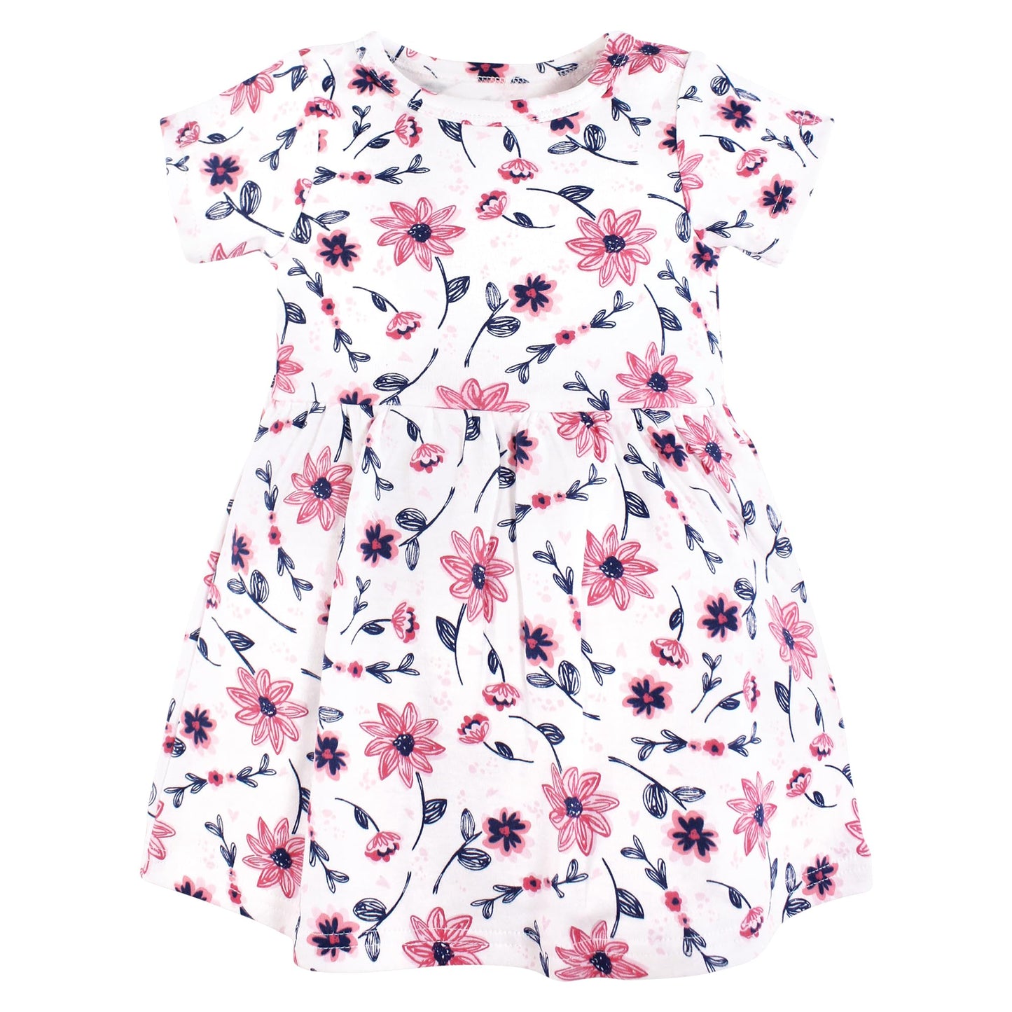 Hudson Baby Baby Girls Cotton Dresses, Botanical, 18-24 Months