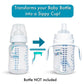 Sippy Cup Conversion Kit For Philips Avent Anti-Colic Baby Bottles 2-Count, Soft Food Grade Silicone Spout Nipples, Weighted Str