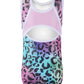 Eqsjiu Leotards For Gymnastics Baby Girls Toddlers 2T 3T 18-24 Months Fancy Leopard Sparkly Sparkle Backless Gradient Colors Rai