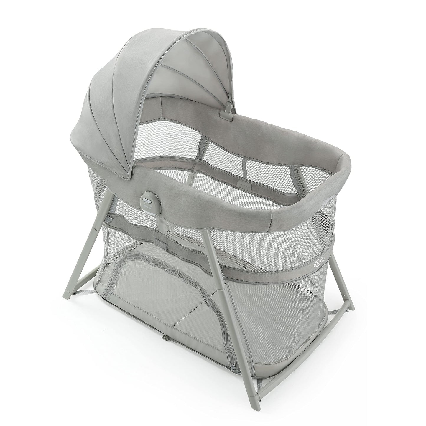 Graco Dreammore 3-In-1 Portable Bassinet & Travel Crib, Modern Cottage Collection