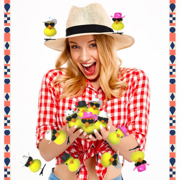 Sprout Clips Fun Cowboy Ducks Hair Clips For Adults And Children They Are Very Pretty To Change Your Luck These Ducks Give A Lot