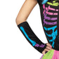 Fun World Funky Punky Bones Costume, Large 12-14, Multicolor