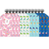 Buzio Reusable Food Pouches, 12 Packs 5Oz Toddlers Food Storage Pouch, Double Zipper Squeeze Pouches Freezer Safe For Kids Diy H