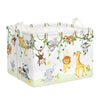 Clastyle Vine Woodland Animal Baby Basket Stuffers Toddler Gift Toy Chest Box Bin Organizer Nursery Room Decor Rectangle Elephan