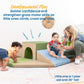Ecr4Kids Softzone Lincoln Tunnel Climber, Toddler Playset, Earthtone, 9-Piece