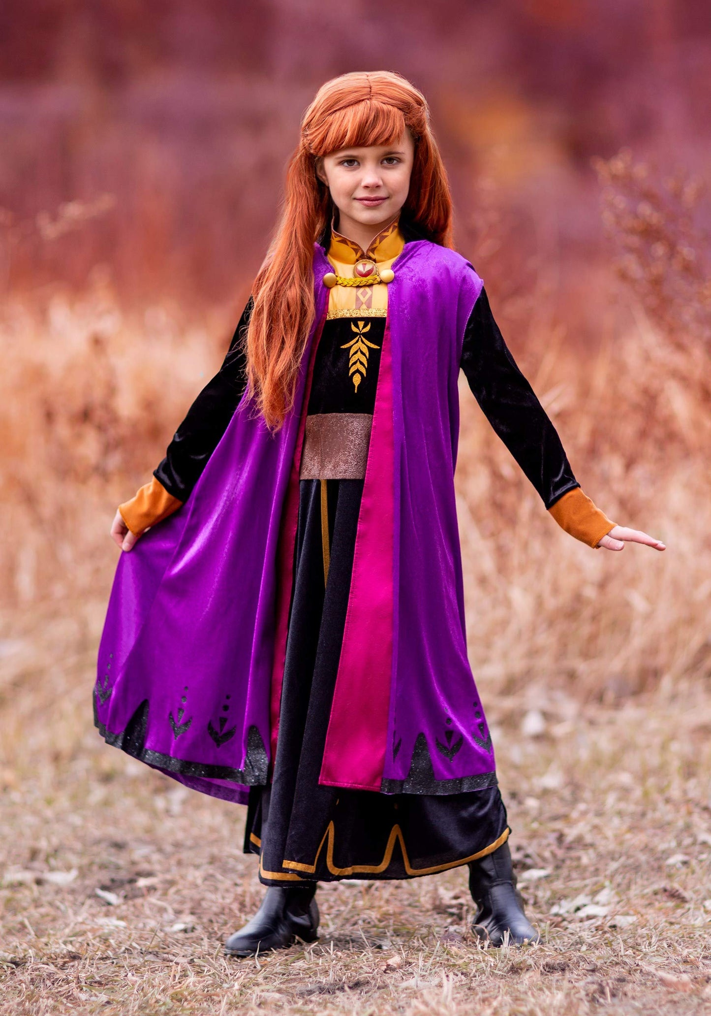 Girls Anna Deluxe Costume Frozen 2 Size 10/12