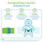 Dr. Brown'S Infant Gripebelt Heated Belly Band, Soothe Baby'S Tummy With Gentle Warmth And Compression, Lamb, 0M+