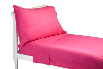Everything for Kids 3 Piece Toddler Sheet Set, Pink