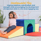 Ecr4Kids Softzone Single Tunnel Maze, Toddler Playset, Assorted, 6-Piece