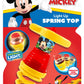 Ja-Ru Disney Mickey Mouse Light Up Spring Spinning Tops (6 Gyroscope Toy) Ufo W/Flashing Led Light Spinners. Birthday Gifts, Sto