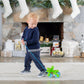 Melissa & Doug First Play Frolicking Frog Wooden Pull Toy