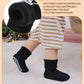Lanleo Baby Girls Boys Non Slip Socks With Grips Toddler Kids Unisex Warm Thick Cotton Ankle Crew Socks With Grippers 6 Pairs Bl