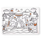 Modern-Twist 10 X 14 Reusable, Waterproof Coloring Mark-Mat Sheet For Kids, 100% Food-Grade Silicone, Pack Of 1, Seattle
