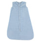 Hudson Baby Unisex Baby Plush Sleeping Bag, Sack, Blanket, Solid Light Blue Fleece, 12-18 Months