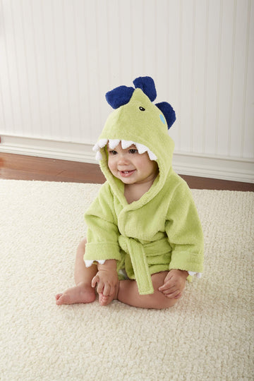 Baby Aspen 'Splash-A-Saurus Dinosaur Hooded Towel Robe, 0-9 Months