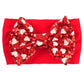 Red Pink Heart Baby Bow Headbands Sequin Bows Glitter Hair Bow For Girts Toddler Red Pink Baby Headband Bows 6-24 Months.(Fd104)