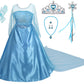 Lito Angels Girls Princess Dress Up Costumes Snow Queen Fancy Birthday Christmas Halloween Party Long Train With Accessories Siz