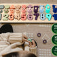 BEKILOLE Wooden Number Puzzle for Toddler Activities - Montessori Toys for Toddlers Shape Sorting Counting Game for Age 3 4 5 Ye