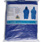 Kids Swimming Robe Surf Beach Poncho In 100% Cotton Hooded Towel W Adjustable Sleeves (Blue, Child)