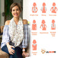 Lilmonki Nursing Scarf Multi-Use - Breathable Car Seat, Stroller, And Cart Cover For Babies - Colorful Tulip Print - Bandana Bib