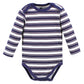 Hudson Baby Unisex Baby Cotton Long-Sleeve Bodysuits, Football Buddy, 18-24 Months