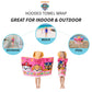 Franco Paw Patrol Pink Bath/Pool/Beach Soft Cotton Terry Hooded Towel Wrap, 24' X 50', Kids